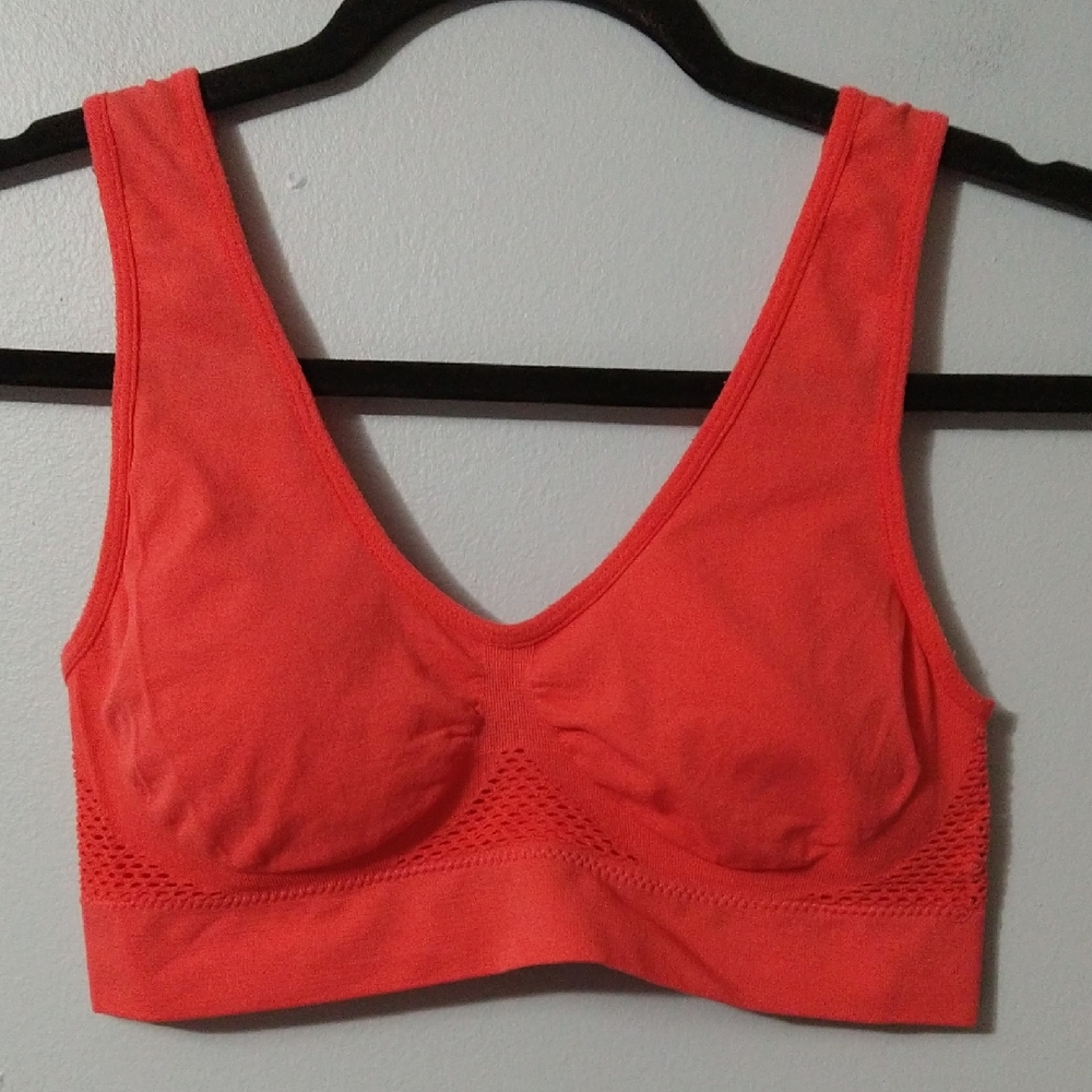 Seamless Coral Bralette Size L